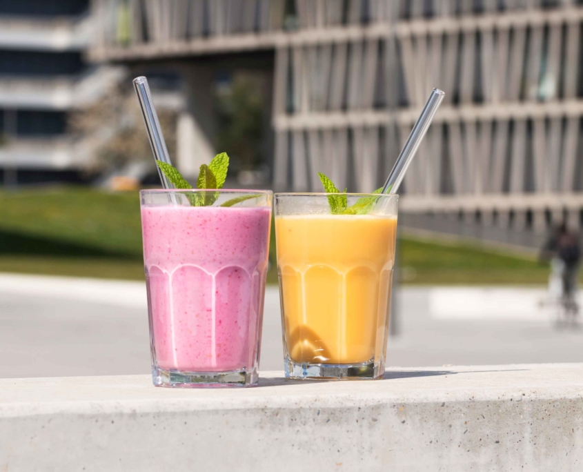 Smoothies in der Cafeteria Morgenstelle