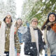 Freunde im Schnee