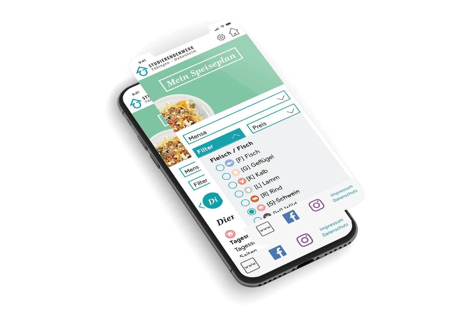 mystuwe app featues speiseplan 1