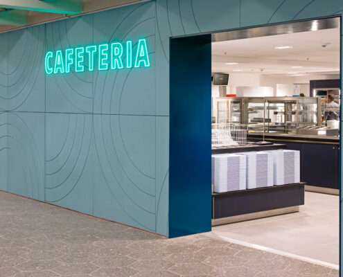 Cafeteria Wilhelmstraße Eingangsbereich